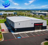 Entrepôt en acier préfabriqué à grande portée |   Livraison Rapide 2025 |   Plus de 10 000 m² de projets réalisés