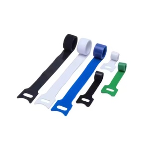 Cây Xanh Back-to-Back Velcro lưu trữ dây đai vườn cố định dây đai màu móc vòng Nylon polyester sợi quan hệ cáp - Product Image 1