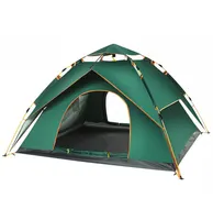 Tenda da campeggio esterna impermeabile grande famiglia per campeggio automatico 2 persone tenda da campeggio ad apertura rapida