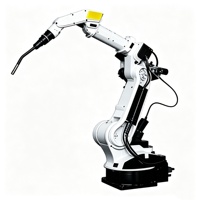 Bras robotisé industriel de soudage à 6 axes de haute précision, charge utile de 6 kg, portée de 2080 mm, pour le soudage MIG MAG