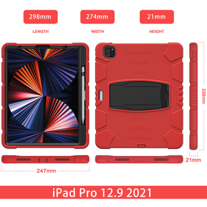 Nuovo arrivo custodia per Tablet in Silicone antiurto per <span class=keywords><strong>apple</strong></span> <span class=keywords><strong>iPad</strong></span> <span class=keywords><strong>Pro</strong></span> 2021 da <span class=keywords><strong>12.9</strong></span> pollici con supporto per matite - Product Image 5