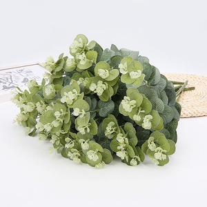 Branches de Verdure Artificielles Feuilles Tissu de Haute Qualité Faux <span class=keywords><strong>Eucalyptus</strong></span> Herbe Branches Feuilles - Product Image 4