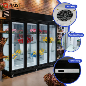 ตู้แช่ดอกไม้แบบตั้งตรง ประตูกระจก สำหรับร้านค้า - Product Image 5