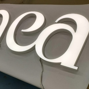 <span class=keywords><strong>Mini</strong></span> LED chiếu sáng neon ánh sáng màu xanh Black & White dấu hiệu với thép không gỉ & nhựa PVC chữ cho quảng cáo trang trí - Product Image 6