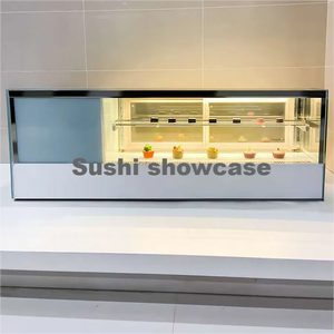 2024 Offres Spéciales haute qualité <span class=keywords><strong>Sushi</strong></span> armoire réfrigérée <span class=keywords><strong>Sushi</strong></span> affichage refroidisseur Double ponts <span class=keywords><strong>Sushi</strong></span> vitrine à vendre - Product Image 4
