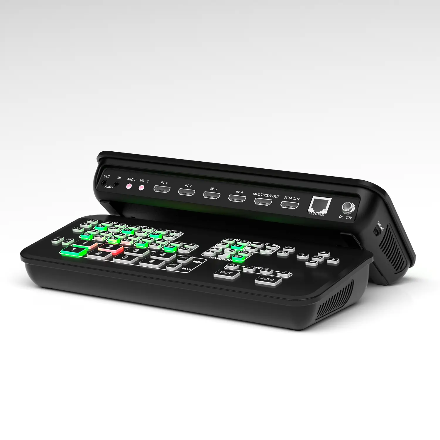 video mixer switcher live streaming 4k professional station audio and video switcher mixer hdmi live stream video switcher