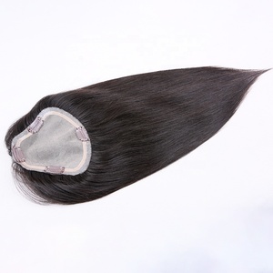Straight <strong>Hair</strong> Replacement Cuticle Aligned Virgin European Human <strong>Hair</strong> <strong>Toppers</strong> Top <strong>Hair</strong> Pieces for <strong>Women</strong> - Product Image 5
