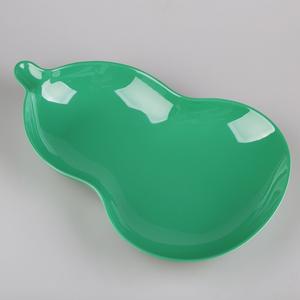 Plato de Servir de Melamina en Forma de Calabaza, Tamaño Mediano, Plato de Plástico Duradero, Diseño Moderno, Color Sólido, para Cocina y Comedor - Product Image 5