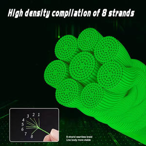 Nouveau stock de <span class=keywords><strong>fil</strong></span> de pêche à la <span class=keywords><strong>carpe</strong></span> tressé 300m 8 brins 0.6 # -6.0 #   Camouflage de Tension Power Drag pour la Pêche en Rivière - Product Image 5