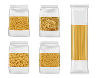 La fabrication fournit des sacs en plastique à joint intermédiaire stratifiés de qualité alimentaire, des sacs d'emballage spaghetti personnalisés