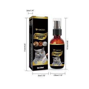 <span class=keywords><strong>Spray</strong></span> <span class=keywords><strong>anti</strong></span>-trypanosomiase pour chats et chiens - Soin cutané pour animaux - Nettoyage, élimination des acariens et soulagement de la trypanosomiase - Product Image 6