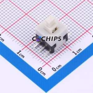 PS-8055SVA-6PLA <b>Push</b> <b>Button</b> <b>Switch</b> SMD <b>Switch</b> Self-Locking Rectangle Plunger 500mA 24V - Product Image 1