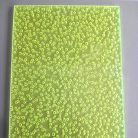 Panneau de plaque de feuille à bulles acryliques transparentes ou colorées, feuille à bulles acryliques, feuilles acryliques à bulles d'air