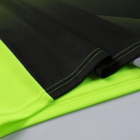 Uniforme de Fútbol Personalizado Verde Neón, Pantalones Cortos con Estampado por Transferencia de Calor, 100% Poliéster 220g, Secado Rápido, Venta al Por Mayor