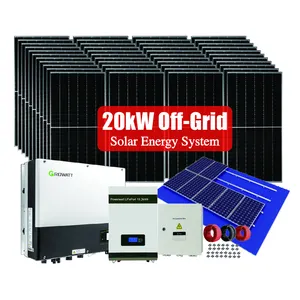 Maxbo 20kW 20 kW Off grid complete Solar Energy System for home with Solar Panels with battery backup solar power system