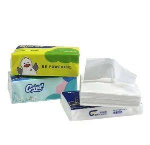 대량 도매 맞춤형 포장 브랜드 소프트 팩 2ply 3ply 화이트 페이셜 티슈 페이퍼