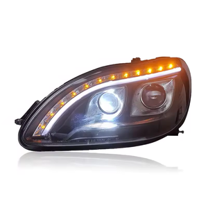 ไฟหน้ารถยนต์ LED ไฟส่องสว่างภายนอกรถยนต์ ไฟวิ่งกลางวันสำหรับ W220 ไฟหน้า W220 แผ่นสะท้อนแสงเป็น M - Product Image 2