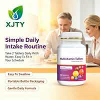 Comprimés multivitaminés naturels XJTY pour adultes, pour soutenir le système immunitaire et lutter contre la fatigue, complément alimentaire naturel pour la santé, pour femmes et hommes