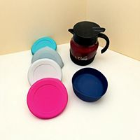 Manchon de tasse en silicone personnalisé de 12 cm pour tasse/bouilloire en acier inoxydable de 64 oz, avec base antidérapante, housse de bouteille