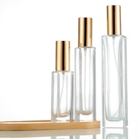 Fabricante de Botellas de Perfume de Vidrio Vintage, Venta Directa, Elegante Botella de Perfume con Pulverizador de Niebla Fina para Uso en el Hogar y Viajes
