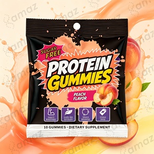 Gummies protéinés Amaz, complément protéiné riche en vitamines, gummies à mâcher <span class=keywords><strong>pour</strong></span> la récupération musculaire, le soutien énergétique et la santé. - Product Image 1