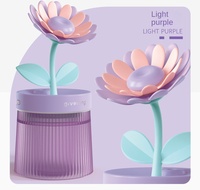 Humidificateur ultrasonique USB portable avec diffuseur d'arômes, brume fraîche, lumière LED nocturne - Capacité de 260 ml pour une utilisation en voiture et à la maison