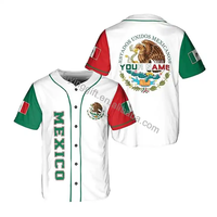 Vente en gros à bas prix Drapeau du Canada personnalisé Feuille d'érable canadienne fait maillot de baseball respirant Chemises de baseball pour hommes à vendre
