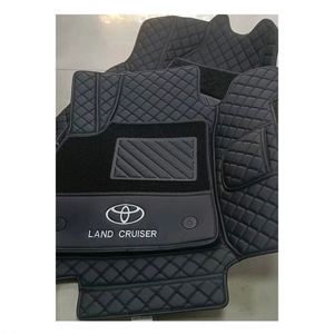Tapis de sol de voiture en cuir de luxe, ensemble complet de 4 pièces, épaisseur 10 mm - Product Image 6