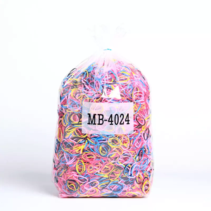 2022 nuova fabbrica all'ingrosso 1kg primavera colore bambini di alta qualità nero elastico per capelli cravatte elastico per capelli - Product Image 4