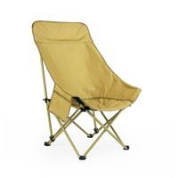 Ruida dossier haut inclinable lune chaise moderne Portable fer en bois massif Table pliante chaise ensemble extérieur jardin Camping pique-nique