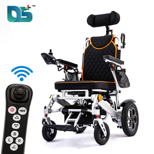 <span class=keywords><strong>Tout</strong></span>-<span class=keywords><strong>terrain</strong></span> 360 °   <span class=keywords><strong>Fauteuil</strong></span> <span class=keywords><strong>roulant</strong></span> électrique inclinable et pliable avec joystick de commande, moteur double 500W, dossier réglable et pédale - Product Image 1