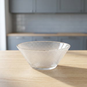 Tazón de Cereal de Plástico Transparente de 20 Oz, Tazón Reutilizable para Ensalada y Fruta, Vajilla Minimalista - Product Image 1