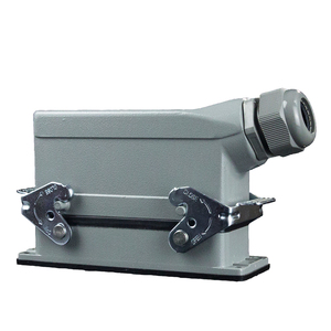 Wzumer <span class=keywords><strong>HDC</strong></span>-HE4 Mini nhiệm vụ nặng nề kết nối 4 pin bên nhập duy nhất đòn bẩy khóa IP65 16A 500V hình chữ nhật - Product Image 4