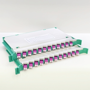 Fiber Optic ODF 12/24 Cores Tray LC/UPC Carrier-class Bundle Pigtails Optical Fiber Distribution Frame - Product Image 1