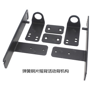 Manwa Expo Seat And Backrest Mechanism Corner <b>Brackets</b> M101 <b>Black</b> Spray Hardware Accessories - Product Image 2