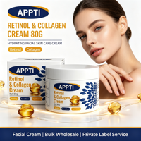 Crème pour le visage au rétinol et au collagène, crème hydratante pour le soin de la peau du visage, pour le soin quotidien du visage, service de marque privée OEM