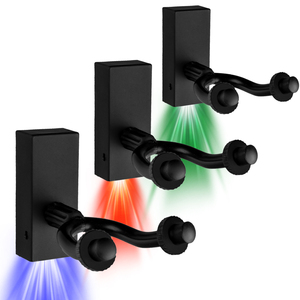 나오미 3PCS LED 기타 행거 홀더 후크 벽 마운트 전기 어쿠스틱 기타 문자열 기타 픽업 스탠드 - Product Image 1