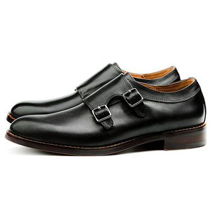 Hecho a mano de goma duradera zapatos para hombres de correa de monje vestido de los hombres zapatos - Product Image 2