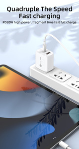 Chargeur mural USB Type C à charge rapide 20W-30W, vente chaude, PD QC3.0 pour iPhone Samsung S23 S21 - Product Image 4