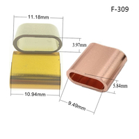Bas quantité minimale de commande Coloré Festival Tissu Bracelet Fermeture Bidirectionnelle En Aluminium Bracelet Glissière Serrure Bracelet Serrure pour Bracelet