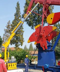 800 ק "ג 1000 ק" ג מים קטן הידראולי מנוף חשמלי שליטה מתקפל סיפון ספינת מנוף מנוף - Product Image 5