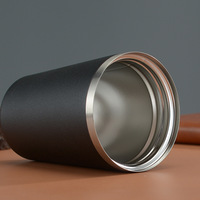 Tazas de café de viaje al aire libre a prueba de fugas de acero inoxidable de doble pared termo tazas de vacío logotipo personalizado impreso 320ml
