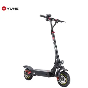 2020 Yume S10 güçlü 1000W tek elektrikli motorlu Scooter için taşıma anlamına gelir