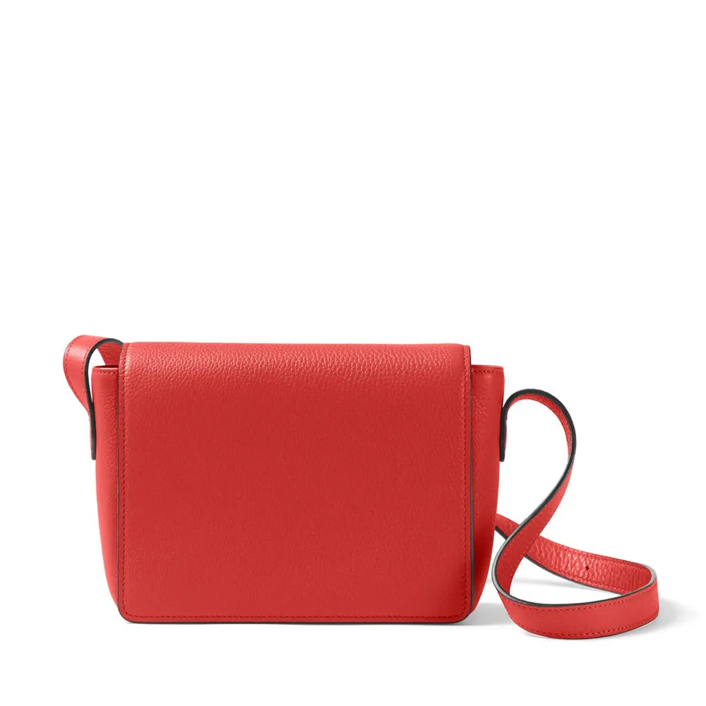 Custom Red Stylish Designer Red Zip Small Shoulder Purses for Girls Fashion Handbags Crossbody Woman Bag
