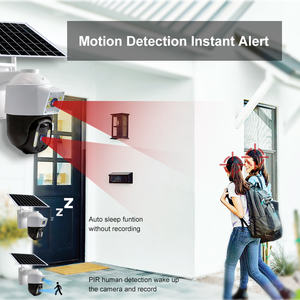 Caméra sans fil alimentée par batterie avec chargeur solaire et alertes intelligentes sur téléphone, capteur PIR et surveillance à distance - Product Image 5