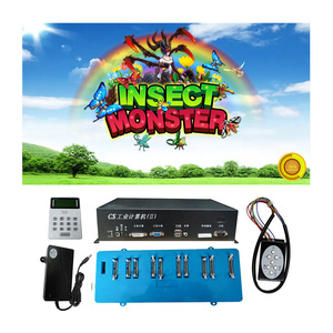 Accessoires pour machine <span class=keywords><strong>de</strong></span> <span class=keywords><strong>jeu</strong></span> <span class=keywords><strong>de</strong></span> table <span class=keywords><strong>de</strong></span> pêche 4 à 10 joueurs, incluant les accessoires pour la version Insect Monster Arcade Shooting Insect Fish Game - Product Image 1