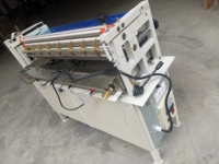Máquina de encolado de fusión en caliente semiautomática 2025, recubridor de rodillo eléctrico con recubrimiento de papel de pared, máquina cortadora de componentes de núcleo de motor