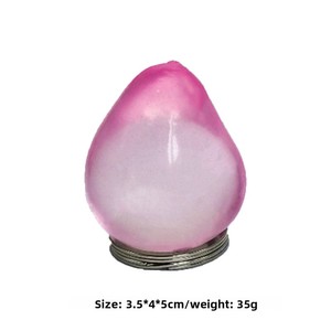 Jouet anti-stress en forme de goutte d'eau, cube de glace moelleux, aurora, maltose - Product Image 6