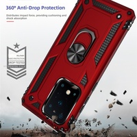 Compatible avec S21 Ultra/A42/M51, design blindé, matériau PC, antichoc, résistant aux chutes, coque de protection pour téléphone en moulage par injection