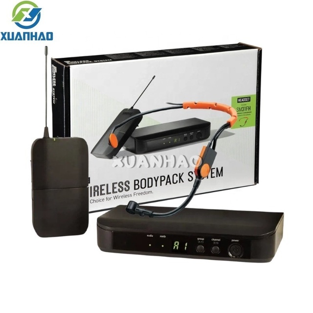 Portable Audio Player BLX4 Sm31 BETA58 PG58 UHF Wireless Handheld Metal Karaoke System Microphone for Live Vocals Voice Karaoke